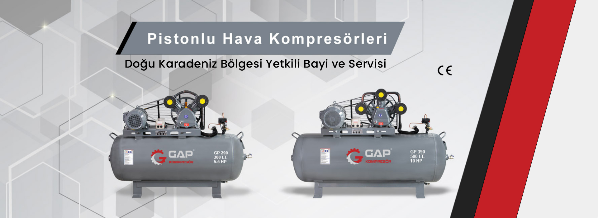 GAP pistonlu hava kompresörleri